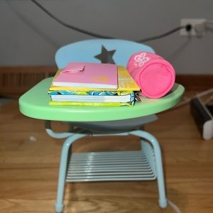 American girl doll desk an accessories
